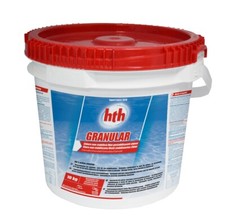 HTH GRANULAR Granulés - 10kg | Chlore Choc Non Stabilisé - Désinfection Choc