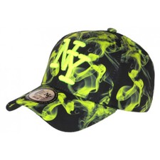 Casquette NY Jaune Fluo et