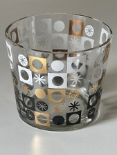 Sceau À Glace Design Vasarely Vintage Space Âge Cinétique  Années 70