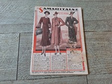catalogue général A la samaritaine été 1939 mode femme homme enfant divers