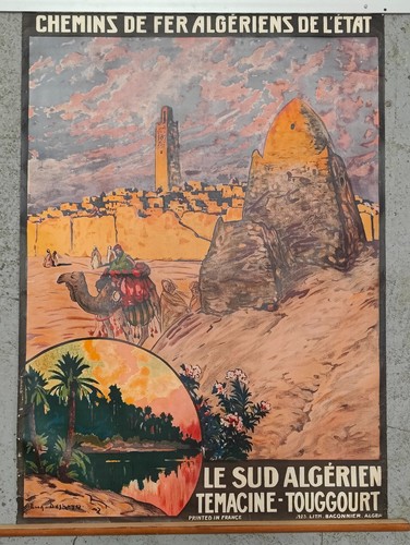 Affiche des chemins fer - affiche, de