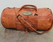 Sac Duffle En Cuir De Chèvre