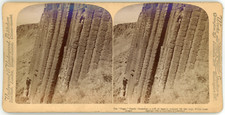 Stereo, Irlande, Ireland, Giant's Causeway, The Organ, 1902 Vintage stereo 