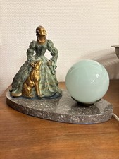 Lampe veilleuse en marbre et