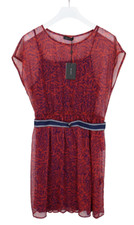 Robe Wele COP COPINE Femme (UE) 42 Sans Manches Ceinturée À Motifs Mini