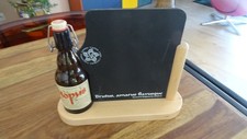 PLV BIERE HOPUS ENSEIGNE BEER BELGIUM ARDOISE SUPPORT LEFEBVRE BISTROT BAR