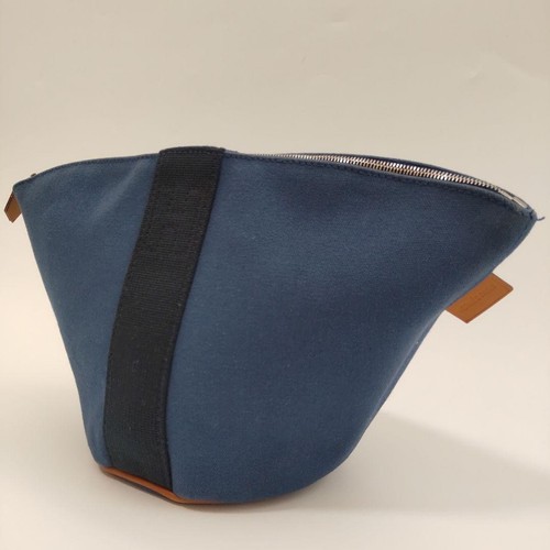 Pochette toile hermès - toile,