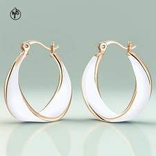 Boucles d'oreilles émail