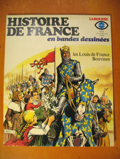 Histoire de France en BD N° 6 du 03/1977-Les Louis de France, Bouvines. Larousse