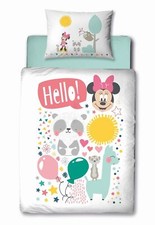 Parure lit Housse de couette Minnie Mouse pour enfant fille bébé Mickey Disney