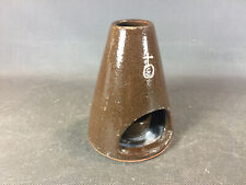 Ancien photophore bougeoir en terre vernissée insigne des Chartreux Chartreuse