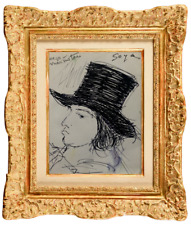 Edouard RIGHETTI (1924-2001) L'HOMME AU CHAPEAU HAUT DE FORME (4)