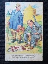 CPA Toute la nuit debout ! Affut au Sanglier ?