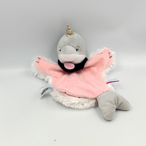 Doudou marionnette poisson