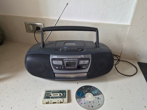 Boombox jvc qs22bk radio - jvc, cd