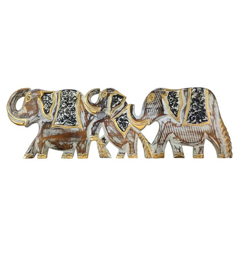 Famille éléphants frise - d'éléphants,