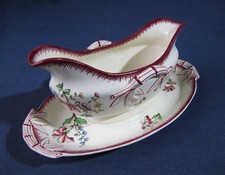 Saucière du Service Strasbourg en Faïence de Sarreguemines