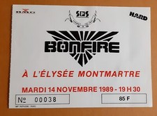 ticket billet place concert