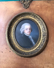 Portrait miniature homme