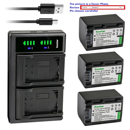 Kastar battery ltd2 usb - kastar,