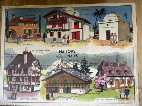 Ancienne scolaire murale mdi - ancienne,