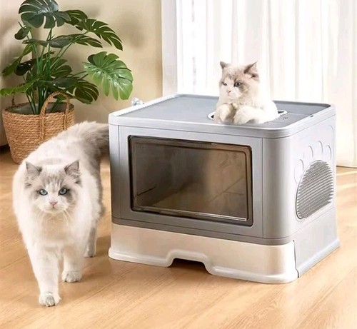 Bac litière pour chat - bac, à