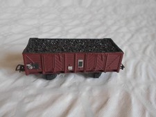 VB HO scale models Coal wagon with load all metal SNCF 1960s French railways