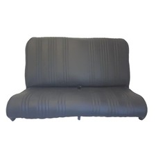 Sellerie Garnitures banquette arrière Citroën 2 CV simili cuir noir réf CA0156