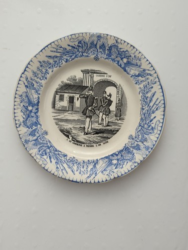 Assiette humoristique choisy - assiette,