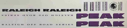 Raleigh peak set - raleigh,