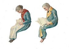 2 anciens chromos cartonnés