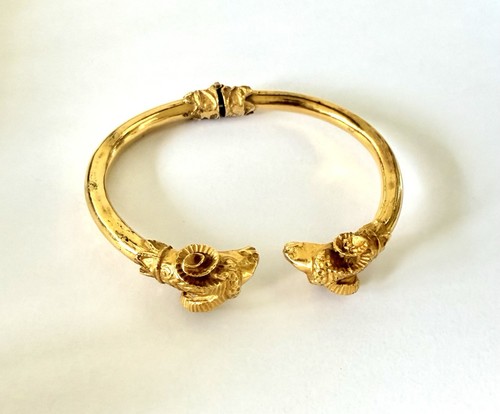 Ancien bracelet jonc tête - ancien,