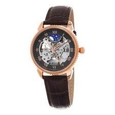 Stuhrling 835.04 835 04 Spécial Réserve Automatique Squelette Montre Cuir Homme