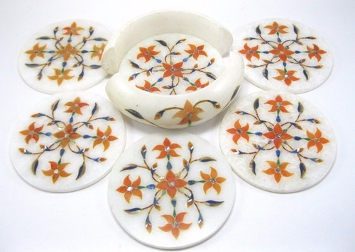 Marbre coaster demi - coaster, précieux