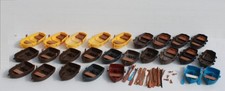 Playmobil pirates / lot de 26 barques à compléter + accessoires