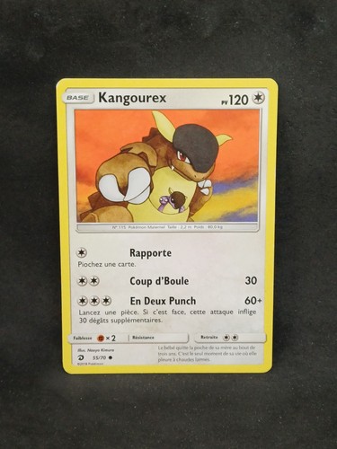 Carte pokémon kangourex - carte,