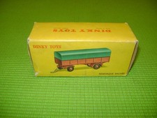 DINKY TOYS 70 REMORQUE BACHEE 4 ROUES BOITE VIDE D'ORIGINE-EMPTY BOX