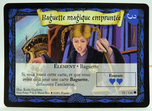 Carte tcg harry - carte, potter