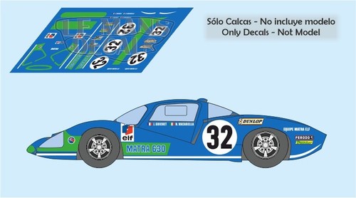 Autocollants matra ms630 - autocollants,