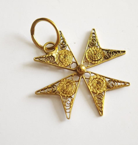 18k 750 pendentif croix de - 750,