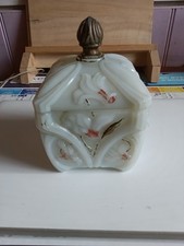 Sucrier en Opaline de Foire