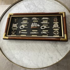 Cadre vitrine noeuds marins - cadre,