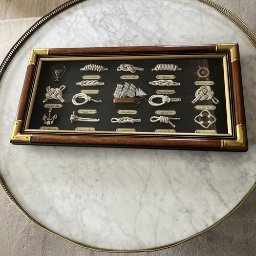 Cadre vitrine noeuds - noeuds, marins