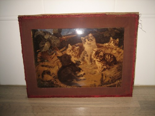 Ancienne peinture sur verre - peinture,