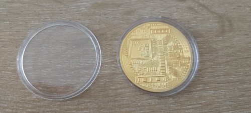 Piece plaqué bitcoin rare - piece,