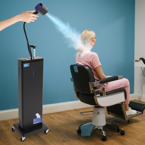 Black nano hair steamer - black,