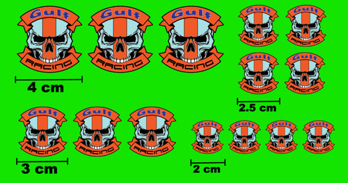 Decals gulf skull version - version, 2