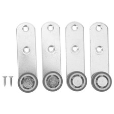  4 Pcs Roulette Pour Porte Coulissante Matériel De Grange Poulies Coulissantes