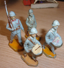 Lot soldats français anciens " Beffoid - France "- poilus - défilé - 1ère GM