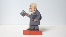 Ancien Jouet caricature Président Poincaré carton polychrome boîte d’origine XXe